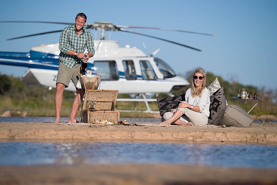 Botswana Helicopter Experience in the Delta