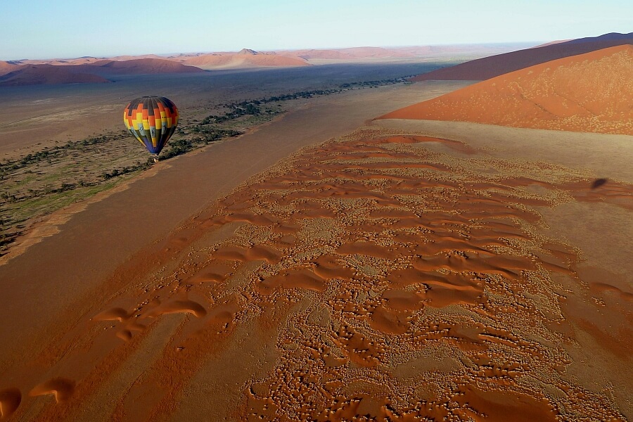 Ballooning over Sossusvlei