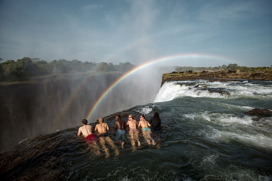 Devil's Pool at the Victoria Falls