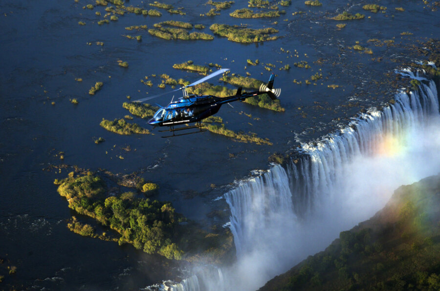 Victoria Falls in August