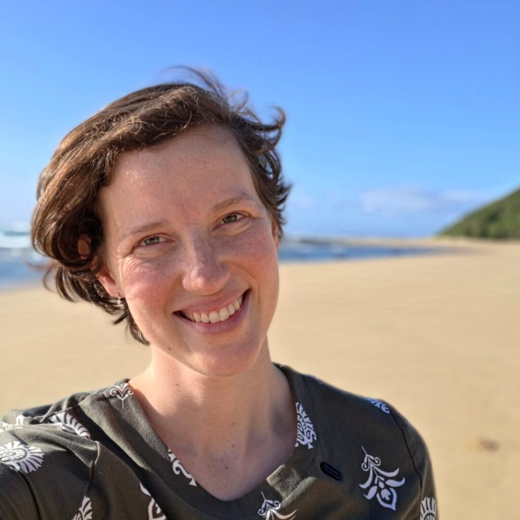Tash Pitzer at Thonga Beach