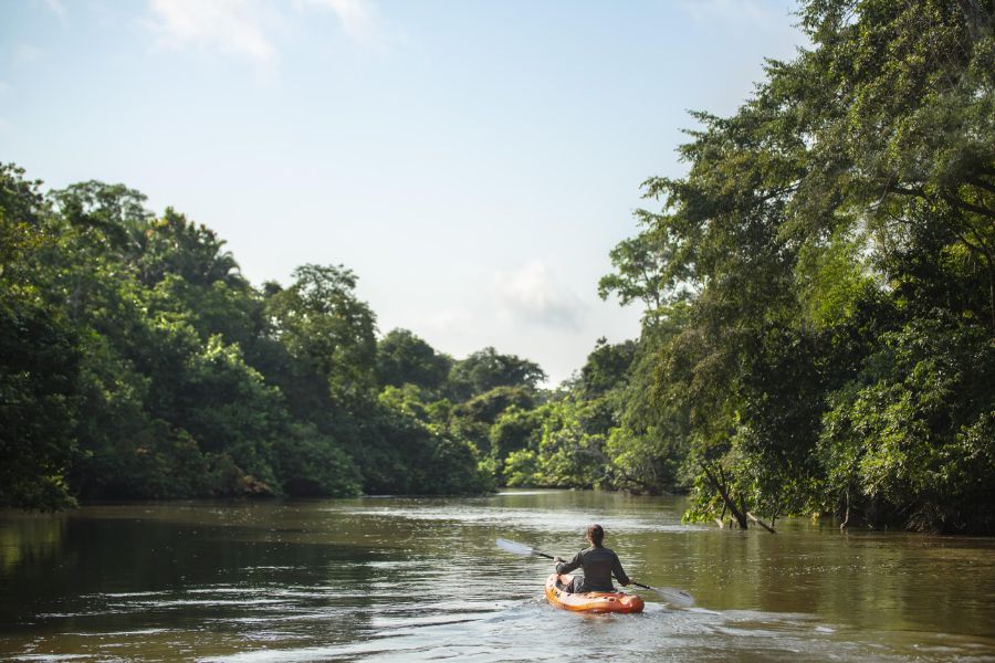 Kayak activity in Odzala-Kokoua National Park