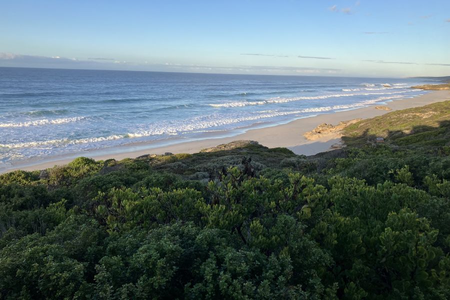 Ocean view from De Hoop