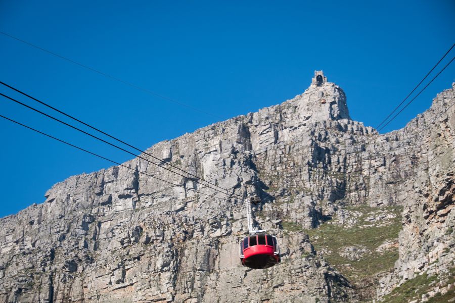 The Table Mountain Cableway is a family activity